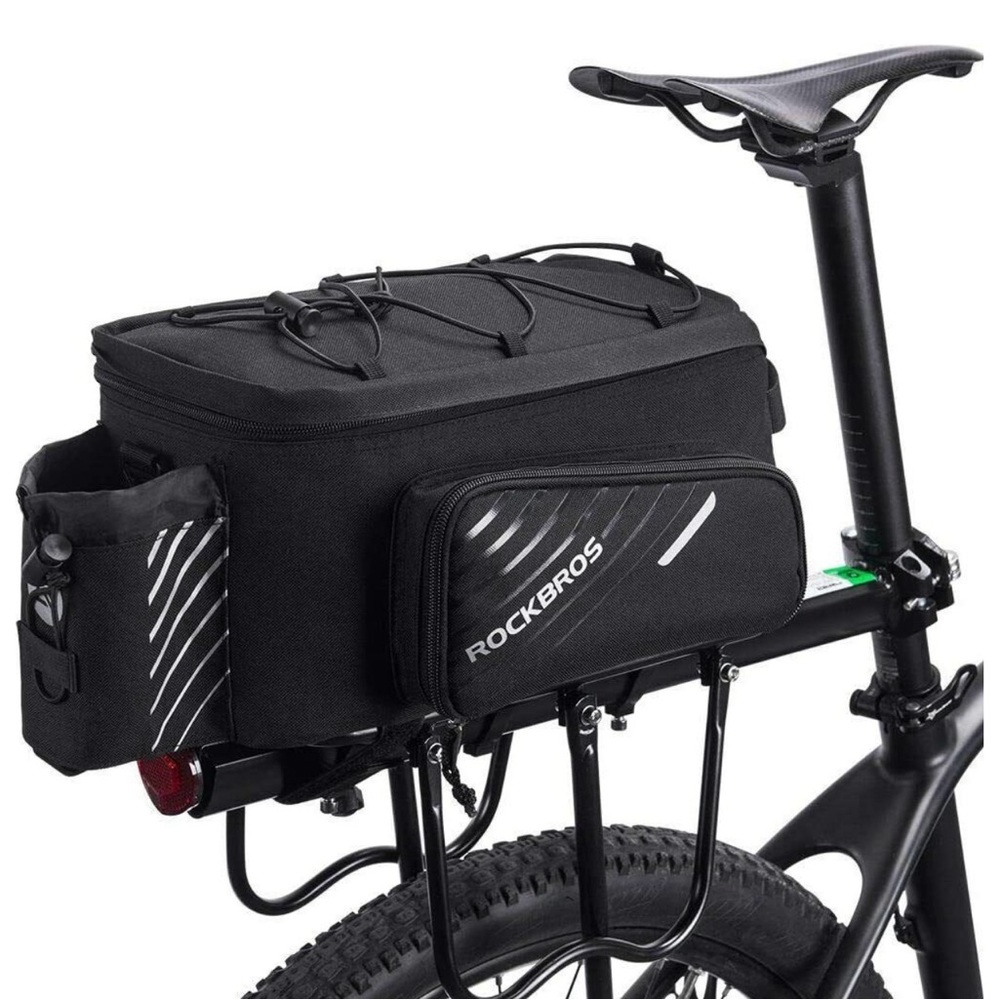 ROCKBROS Pro Bicycle Rear Rack
Bag with Extra Pockets - Picture 2 of 9
